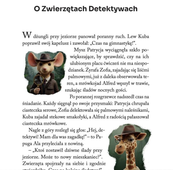 Zwierzęta Detektywi - książka z opowiadaniami dla dzieci - wydanie 3 w twardej oprawie