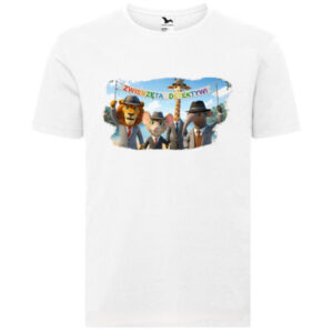 Koszulka Zwierzęta Detektywi - biała