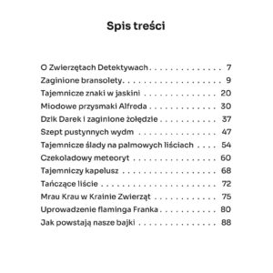 Zwierzęta Detektywi - książka z opowiadaniami dla dzieci - wydanie 3 w twardej oprawie - obrazek 4